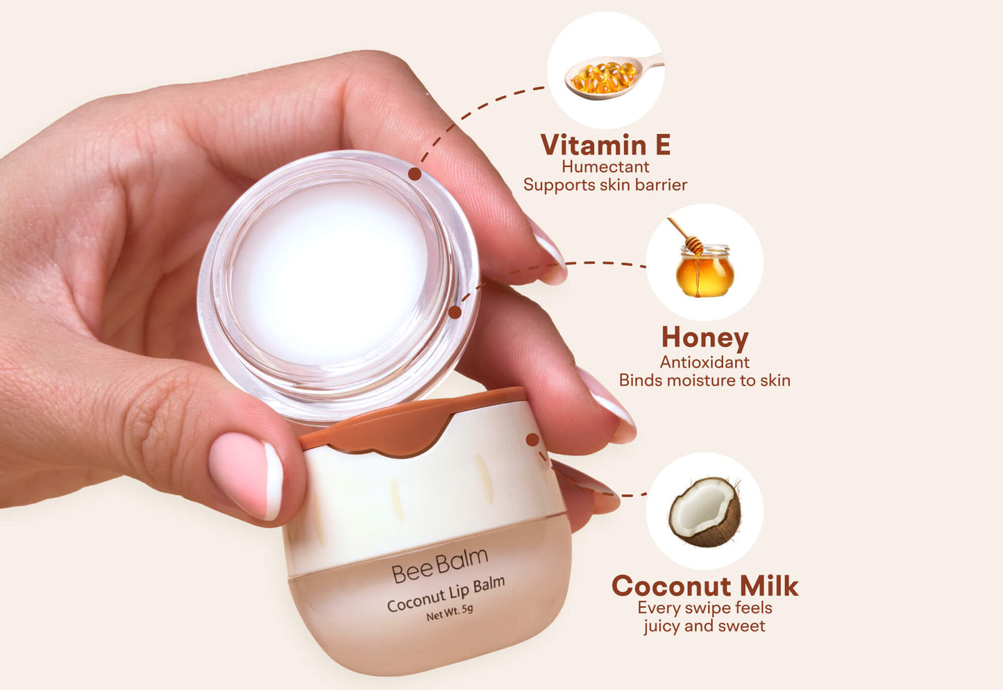 Coconut Milk Bee Balm