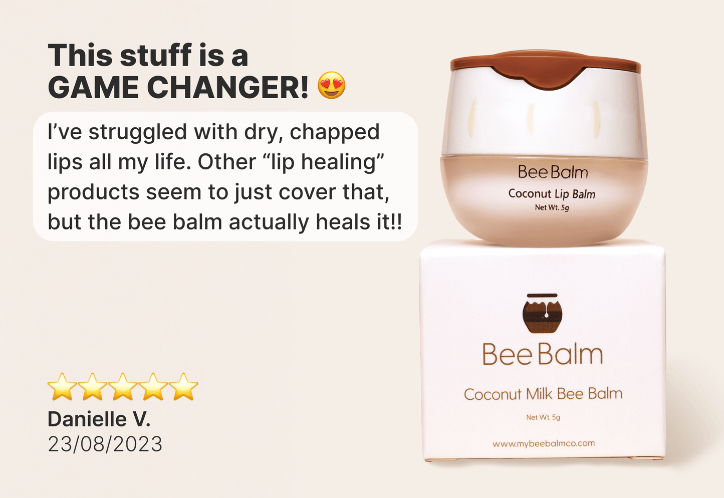 Coconut Milk Bee Balm