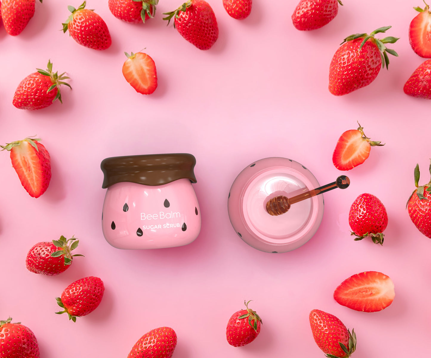 Strawberry Lip Mask + Sugar Scrub Set
