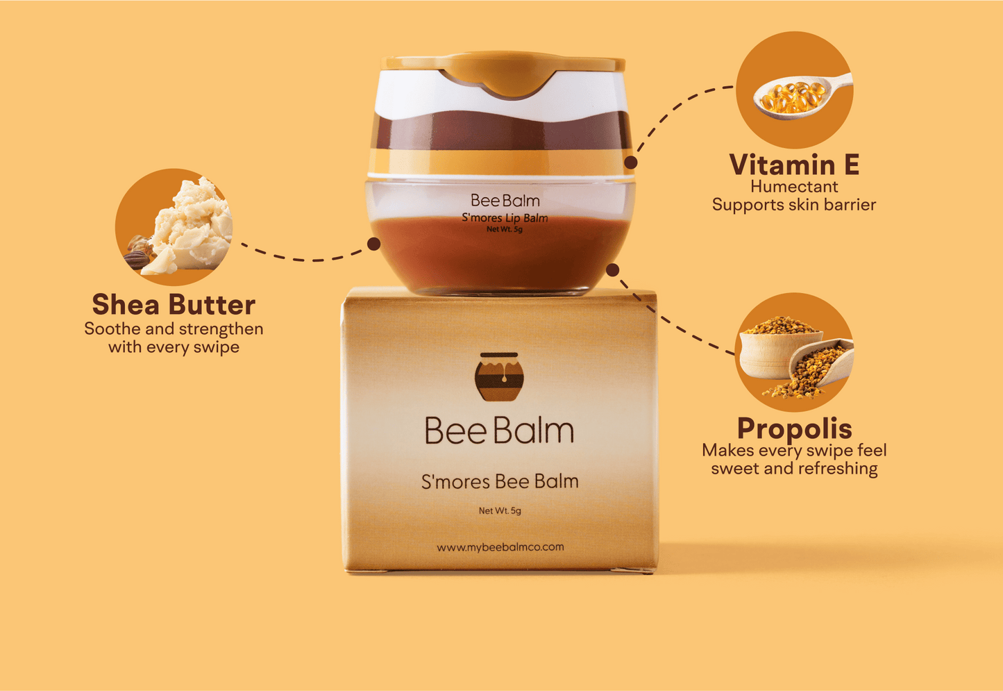 S'mores Bee Balm - Limited Edition