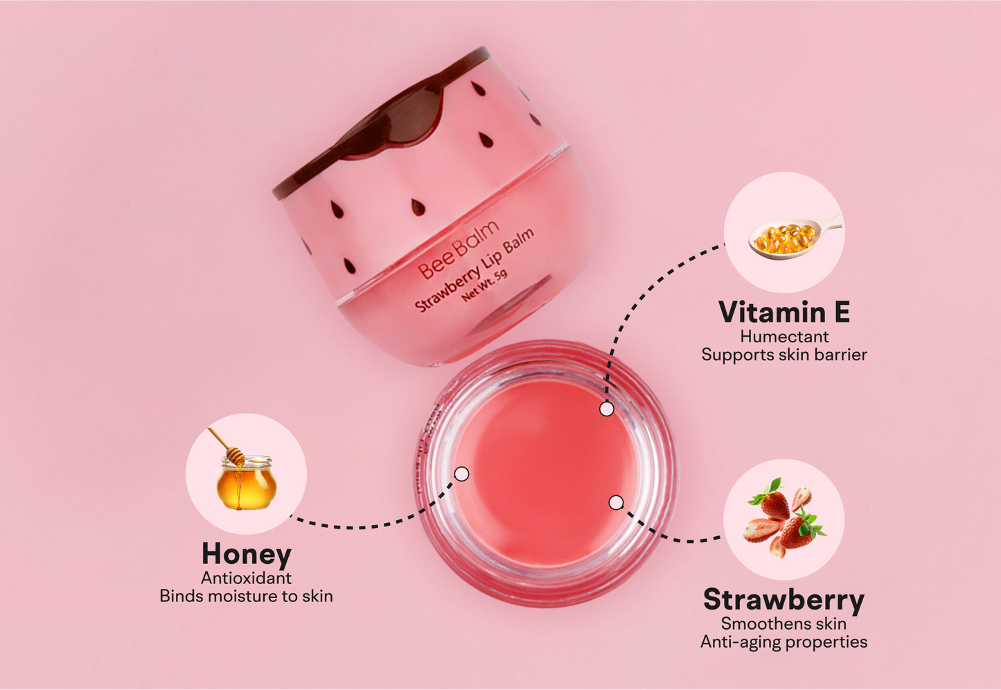 Strawberry Bee Balm