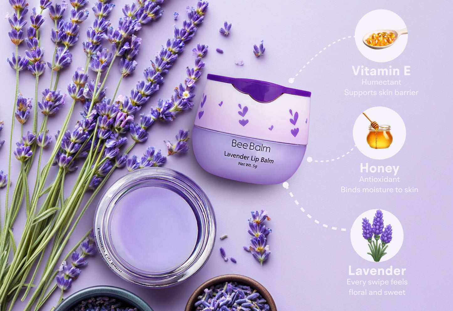Lavender Bee Balm