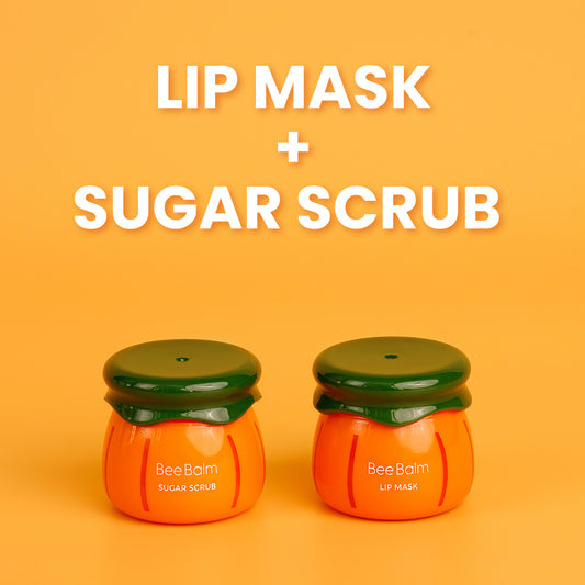 Pumpkin Pie Lip Mask + Sugar Scrub Set