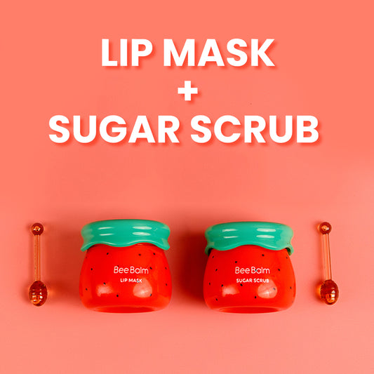 Watermelon Lip Mask + Sugar Scrub Set