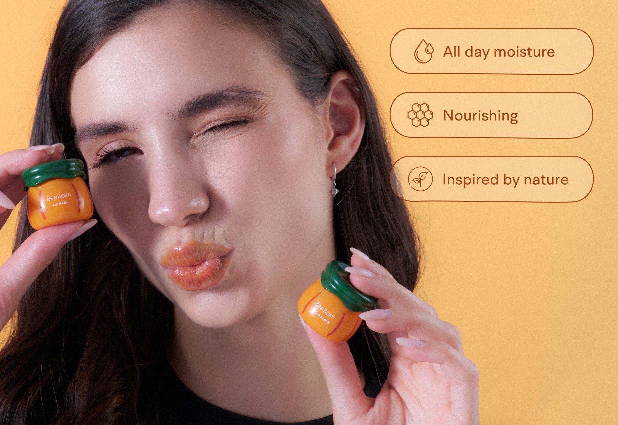 Pumpkin Pie Lip Mask + Sugar Scrub Set – Bee Balm